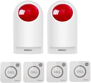 Strobe Siren Panic Alarm Button Sir...