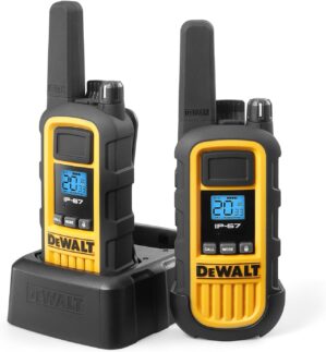 DEWALT DXFRS800 FRS Walkie Talkies,...
