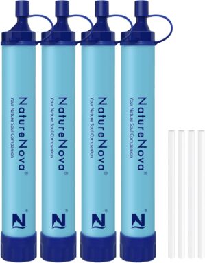 Personal Water Filter Straw Outdoor...