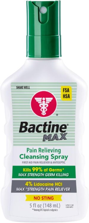 Bactine Max Pain Relieving Antisept...