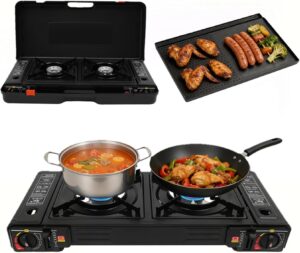 Portable Camping Stove｜24,000 BTU...