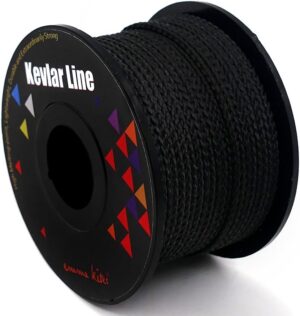 emma kites 100% Black Kevlar Braide...