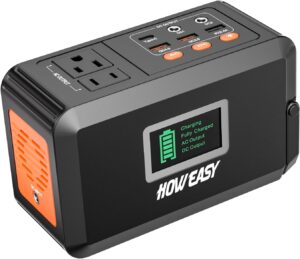HOWEASY Portable Power Station,120W...