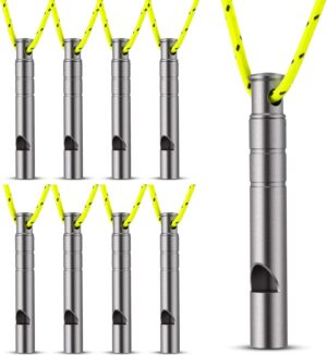 Seenelling 8 Pcs Titanium Emergency...