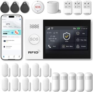 WiFi Wireless Alarm System for Home...