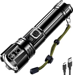 AKNEAR Rechargeable LED Flashlight ...