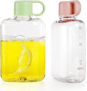 ZEAYEA 2 Pack Portable Flat Water B...