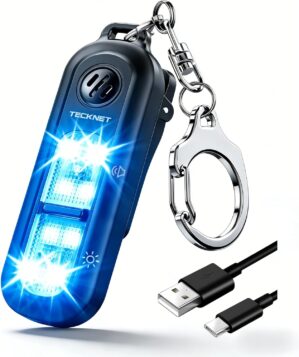 TECKNET Personal Safety Alarm 135dB...