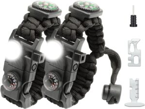 20 in 1 Survival Paracord Bracelet ...