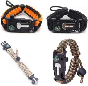 Smithok Paracord Survival Bracelet-...