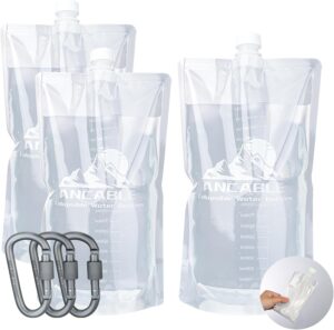 Ancable 64oz Collapsible Water Bott...