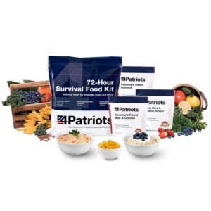 4Patriots 72-Hour Survival Food Kit...