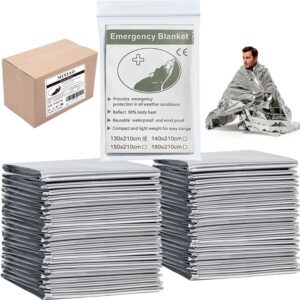 Emergency Foil Blanket (Pack of 50)...