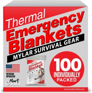 Mart Cobra Emergency Blanket 100-Pa...