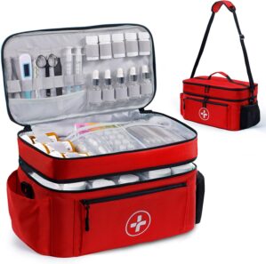 BAGSFY Travel Medicine Bag Organize...