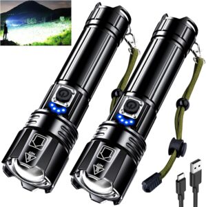 AKNEAR Rechargeable LED Flashlight ...