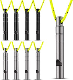 Seenelling 8 Pcs Titanium Emergency...