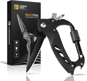 FUNBRO Multitool Carabiner with Poc...