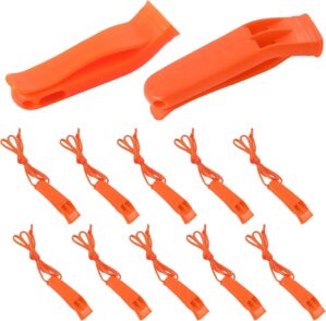 AUGSUN 10 Pcs Safety Whistle Marine...
