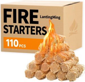 110 Pieces Fire Starter, Waterproof...