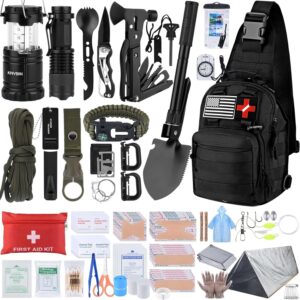 Survival Kit, 250pcs Survival Tools...