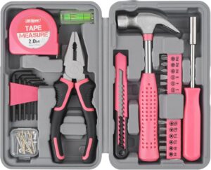 Hi-Spec Tool Set 25pc Pink Househol...