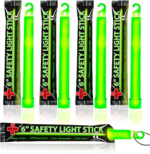 25 Ultra Bright Green Glow Sticks &...