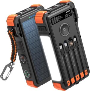 BLAVOR Solar Power Bank 20000mAh Bu...