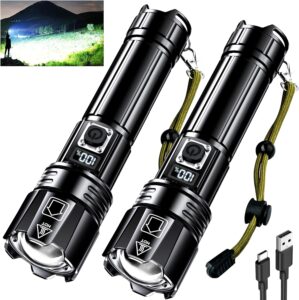 AKNEAR Rechargeable LED Flashlight ...