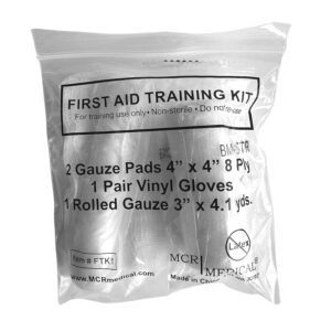 MCR Medical Box of 100 First Aid Tr...
