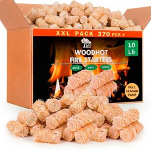 WH 370 pcs Natural Fire Starters fo...