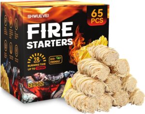 Shwuevei 65 pcs Fire Starter –...