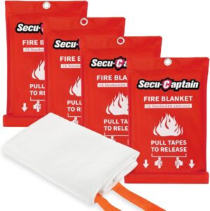 SecuCaptain Emergency Fire Blanket ...
