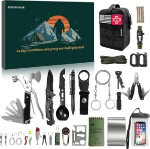 24-Piece Emergency Survival Kit ...