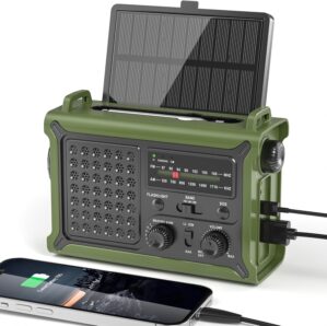 Solar Radio Emergency Hand Crank 12...