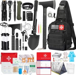 Survival Kit, 262Pcs Survival Gear ...