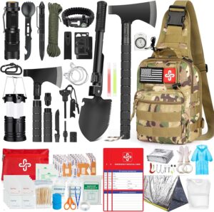 Survival Kit, 262Pcs Survival Gear ...