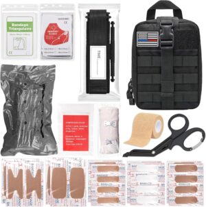 IFAK Trauma Kit with Tourniquet, 4-...