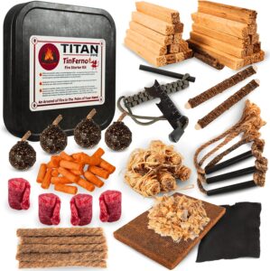 TinFerno Fire Starting Kit – 100p...