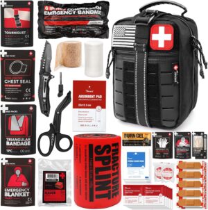Survival First Aid Kit with Israeli...
