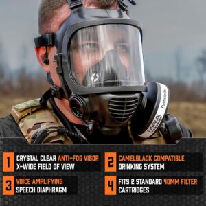 MIRA SAFETY M Certified CBRN Full F...