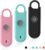 Fauxomor 140dB Personal Safety Alarm for Women, 3 Pack Safe Alarm Protection Keychain with Strobe Light & Low Battery Notice, Security Siren Self Defense for Seniors College Girls, Pink+Blue+Black
