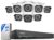 REOLINK 4K Security Camera System, RLK16-800B8 8pcs H.265 PoE Wired with Person Vehicle Detection, 8MP/4K 16CH NVR with 4TB HDD for 24-7 Recording