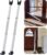 Rerishom Door Security Bar, Door Stoppers Security bar,Heavy Duty Door Lock Security Door Jammer Door Stopper for Apartment, Hotel Room,Screen Door Hardware, Gate Lock Bar, 2 Pack
