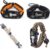Smithok Paracord Survival Bracelet-Length Adjustable,Loud Whistle Emergency Compass Survival Fire Starter Scraper Accessories for Hiking and Camping and Hunting 4-Pack(Muti-Color)