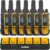 DEWALT DXFRS800 FRS Walkie Talkies, Long Range 2 Way Radio, 2W, IP67 Waterproof, 6 Pack with Gang Charger, DXFRS800-BCH6