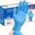 Schneider Nitrile Exam Gloves, Medical Grade Blue Disposable Gloves Latex Free, Rubber Glove for Cleaning, Cooking, Food Prep