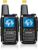 Global Lifetime Free Rapid Walkie Talkies Unlimited Range 4G LTE PoC(Push-to-Talk Over Cellular) Radios Nationwide PTT Two Way Radios Long Distance for Family, Logistics, Company 2pcs with sim Card