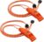 LuxoGear Emergency Whistles with Lanyard Safety Whistle Survival Shrill Loud Blast for Kayak Life Vest Jacket Boating Fishing Boat Camping Hiking Hunting Rescue Signaling Kids Lifeguard Plastic 2 Pack