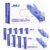 JMU Nitrile Gloves Bulk 2000 Count, 3.5 Mil Disposable Gloves Latex-Free, XS, Violet Blue